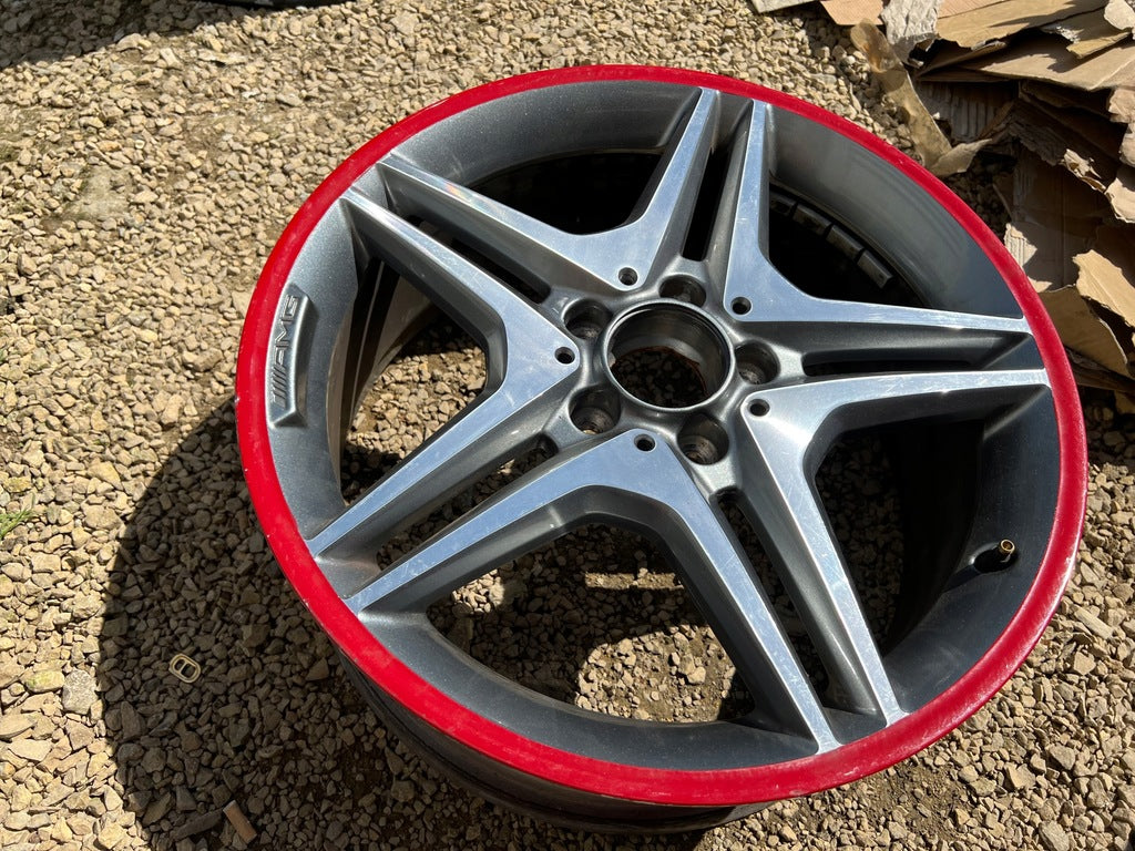 1x Alufelge 18 Zoll 7.5" 5x112 52ET Glanz Grau A1764010302 Mercedes-Benz Amg FEL8463143223gf