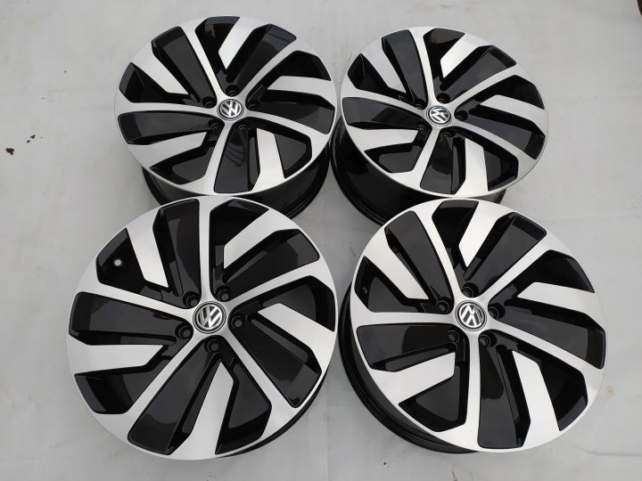 4x Alufelge 19 Zoll 8.0" 5x112 40ET Glanz Schwarz 3G8601025P VW Passat Arteon FEL4957788811xt