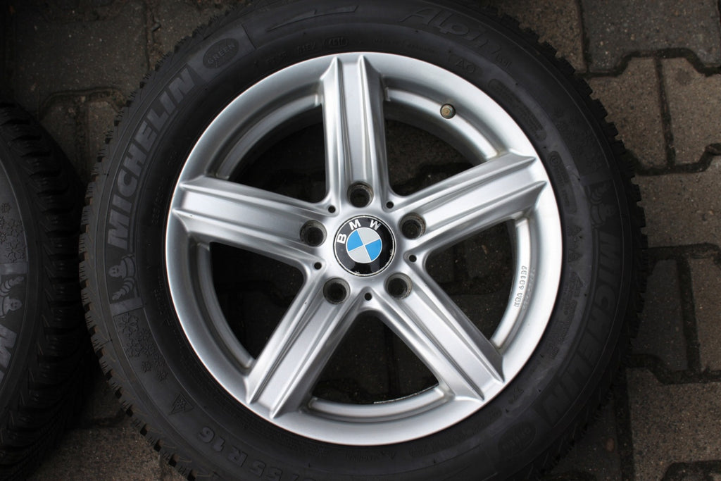 4x Alufelge 16 Zoll 7.0" 5x120 34ET Silber KBA48137 BMW 3 F30 E90 Rim Wheel FEL9822763080qk