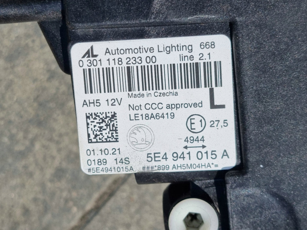 Frontscheinwerfer Skoda Octavia I 5E4941015A Links Scheinwerfer Headlight SCH6434927852nr