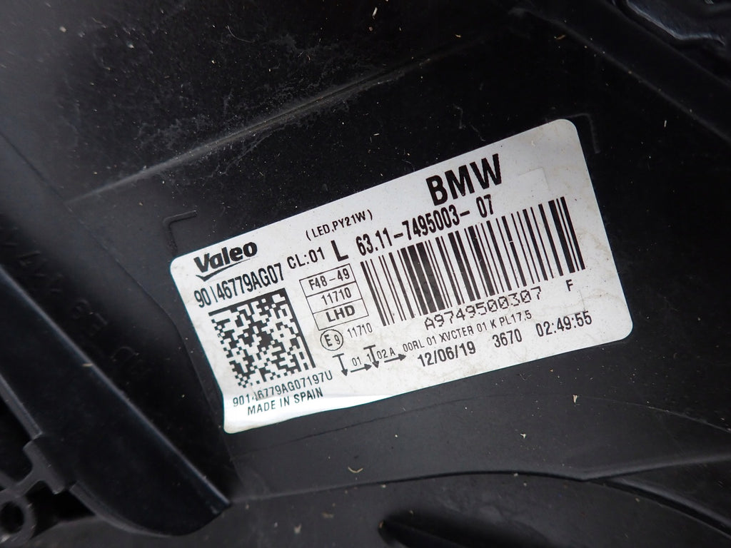 Frontscheinwerfer BMW X1 F48 7495003 Full LED Ein Stück (Rechts oder Links) SCH4503581318yp