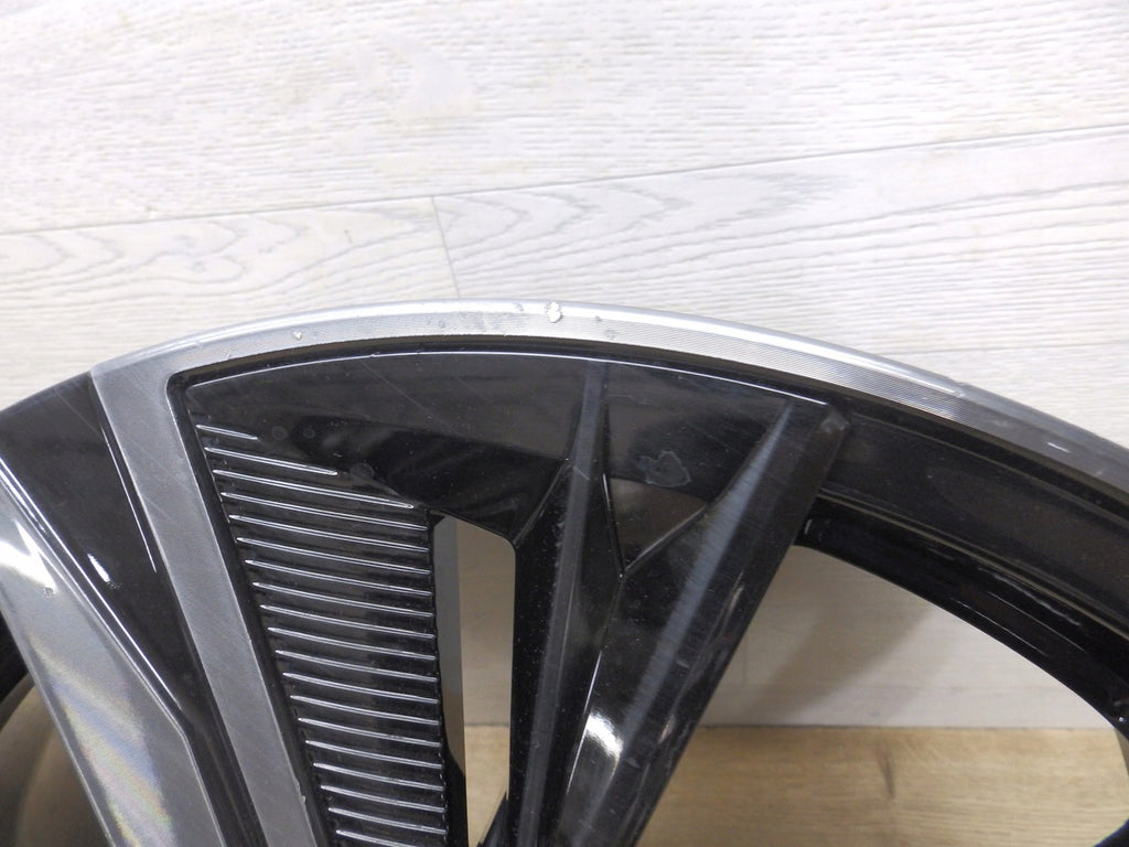 1x Alufelge 18 Zoll 8.0" 5x108 48ET Glanz Schwarz 9835058180 Peugeot 308 Iii