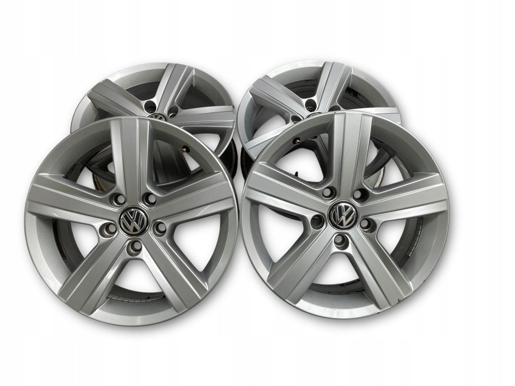 4x Alufelge 16 Zoll 6.5" 5x112 46ET 5G0601025BN VW Golf VII Touran I Jetta Caddy FEL8601120318kz