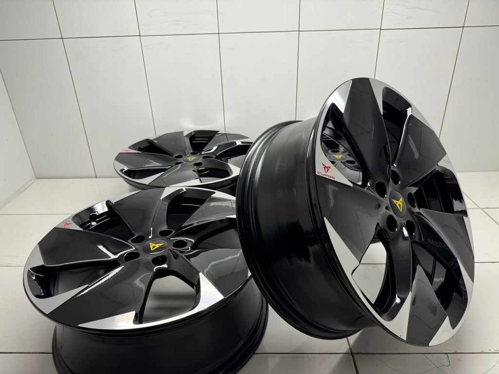 4x Alufelge 19 Zoll 7.5" 5x112 50ET Glanz Schwarz 10E601025L Cupra I Rim Wheel FEL9855577681gl