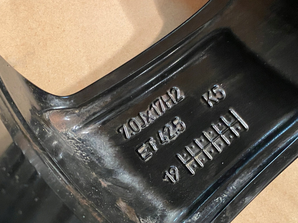 1x Alufelge 17 Zoll 7.0" 4x108 42 5ET J1BC-1007-D1A Ford Fiesta Rim Wheel