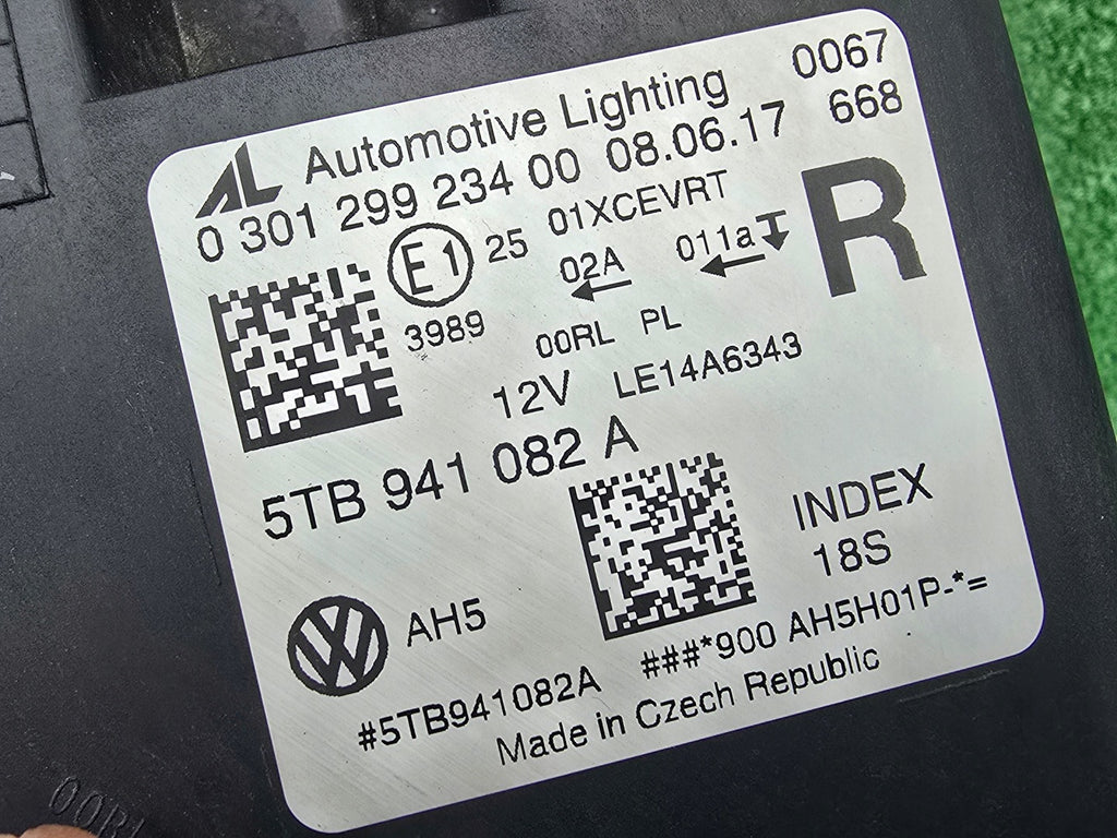 Frontscheinwerfer VW Touran 5TB941082A Full LED Rechts Scheinwerfer Headlight SCH5930048326so