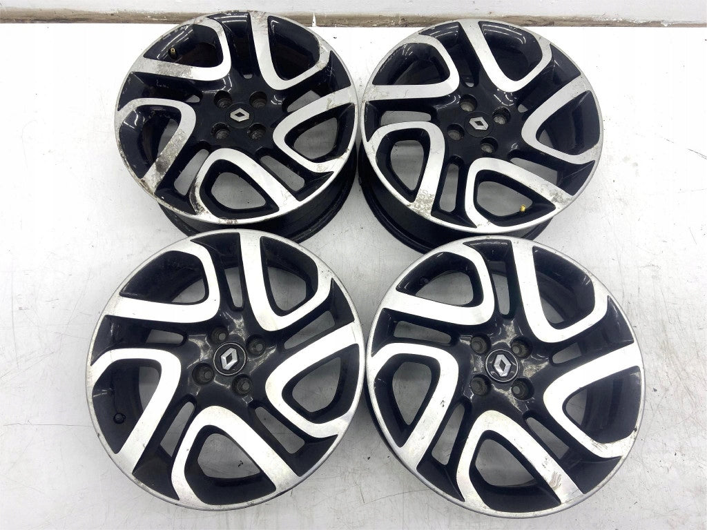 1x Alufelge 17 Zoll 6.5" 4x100 40ET Glanz Silber Renault Captur I Rim Wheel FEL3938246390du