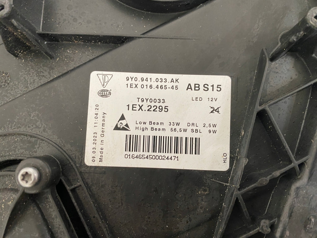 Frontscheinwerfer Porsche Cayenne 9Y0941033AK LED Links Scheinwerfer Headlight SCH2441420658ek