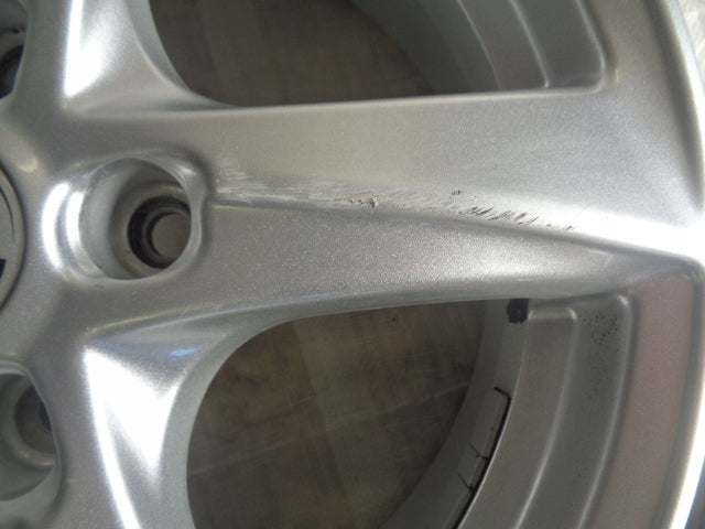 4x Alufelge 16 Zoll 6.0" 5x112 43ET Glanz Silber Rim Wheel FEL6036442867gz