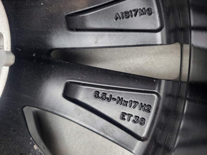1x Alufelge 17 Zoll 6.5" 5x112 38ET Glanz Graphit 57H601025M Skoda Kodiaq FEL3695484786qo