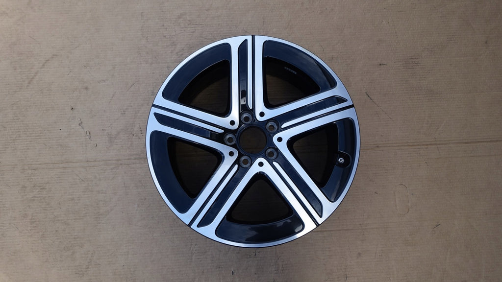 1x Alufelge 18 Zoll 8.0" 5x112 Glanz Schwarz A2544015400 Mercedes-Benz Glc FEL9282541488so