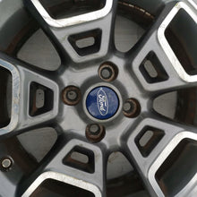 Load image into Gallery viewer, 1x Alufelge 17 Zoll 6.0" 4x108 37 5ET Glanz Graphit Ford Fiesta I Ecosport FEL6463137003rg