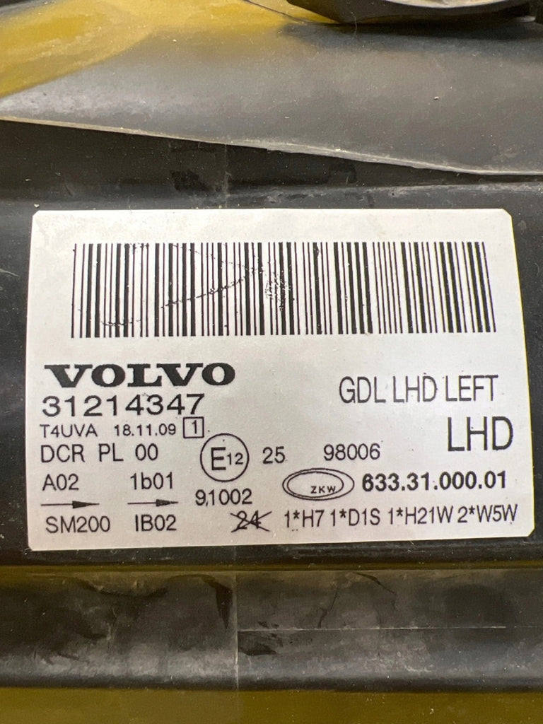 Frontscheinwerfer Volvo S80 V70 III 31214347 Xenon Links Scheinwerfer Headlight SCH8516529476pk