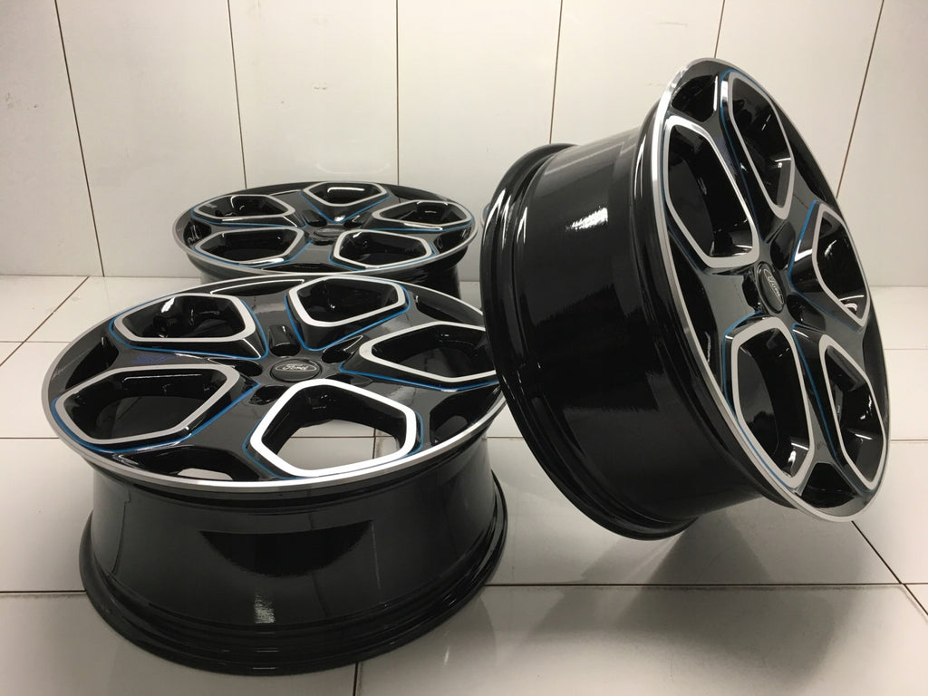 4x Alufelge 18 Zoll 7.5" 5x108 50ET Schwarz Ford S Max Rim Wheel FEL7009945140yy