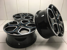 Laden Sie das Bild in den Galerie-Viewer, 4x Alufelge 18 Zoll 7.5" 5x108 50ET Schwarz Ford S Max Rim Wheel FEL7009945140yy