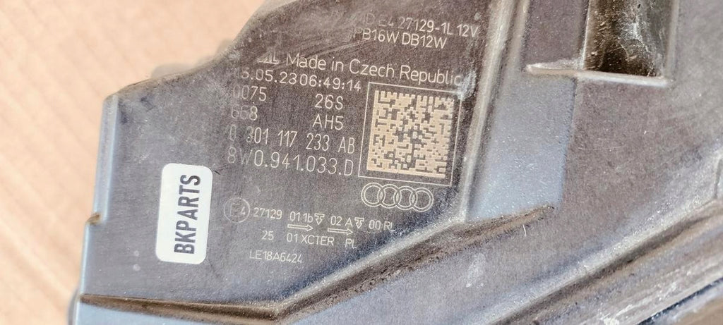 Frontscheinwerfer Audi A4 B9 8W0941033D LED Links Scheinwerfer Headlight SCH3573540593an