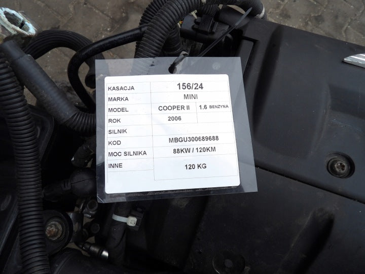 Motor Mini MBGU300689688 1.6 120PS 88kW Benzin Engine Komplett MOT7194082102uq