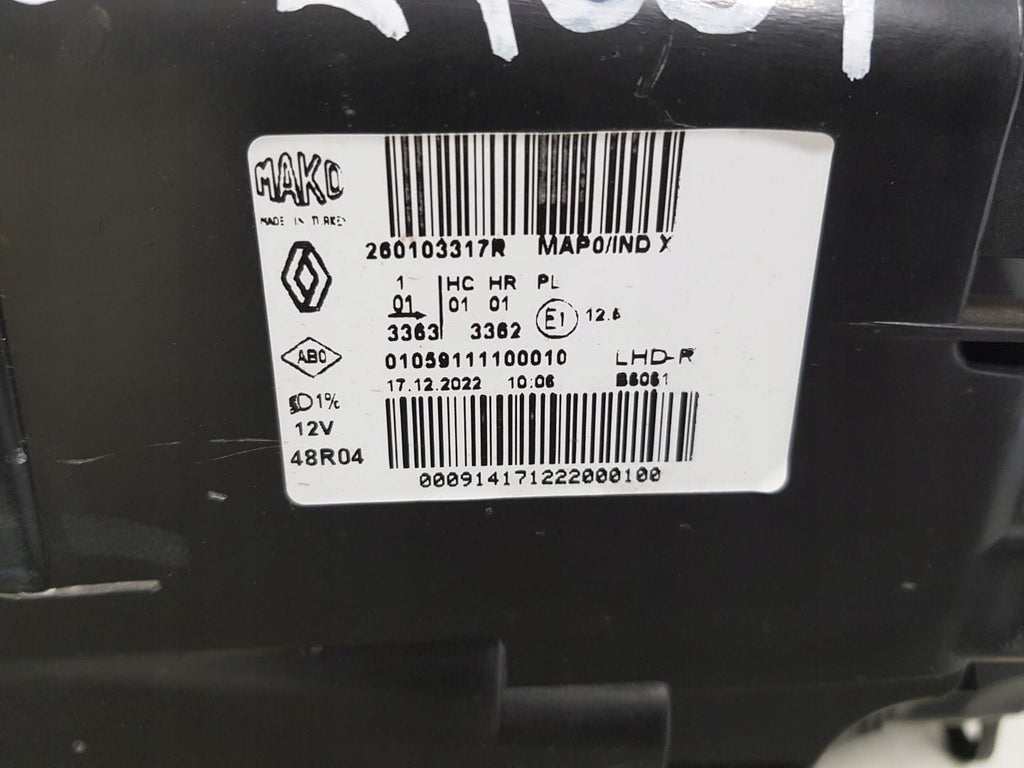 Frontscheinwerfer Renault Megane 260103317R 260608367R Rechts oder Links SCH8421591259qb