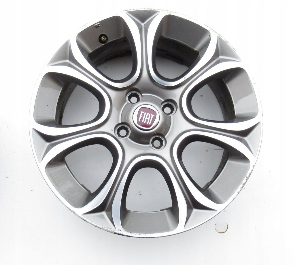 1x Alufelge 16 Zoll 6.0" 4x100 45ET Matt Schwarz 51842693 Fiat Punto Evo Grande