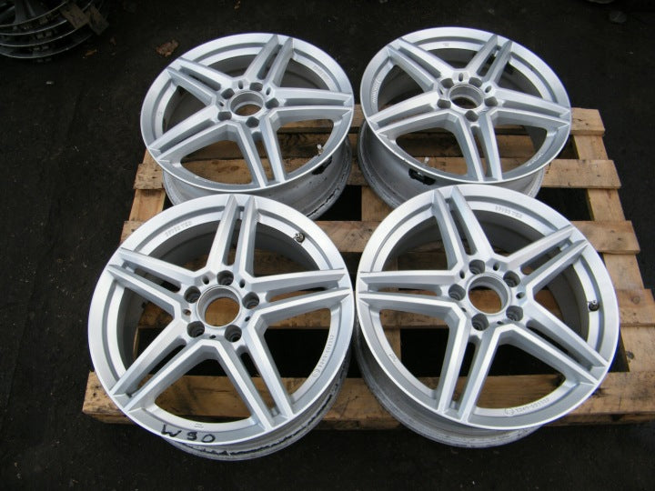 4x Alufelge 16 Zoll 6.5" 5x112 49ET Glanz Silber A2464010502 Mercedes-Benz Vaneo FEL5022270843rz