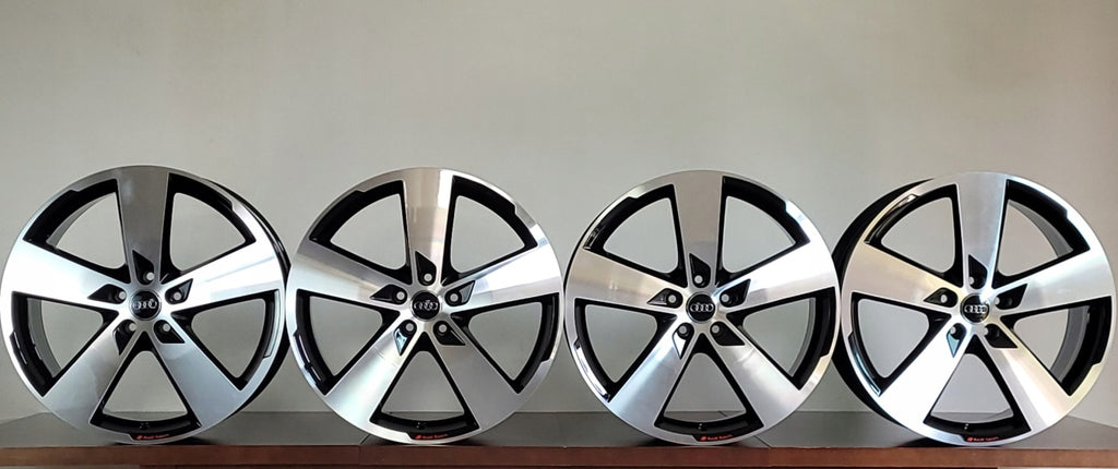 4x Alufelge 20 Zoll 8.5" 5x112 43ET Glanz Schwarz 4K0601025K Audi A6 Rim Wheel FEL1437375474dh