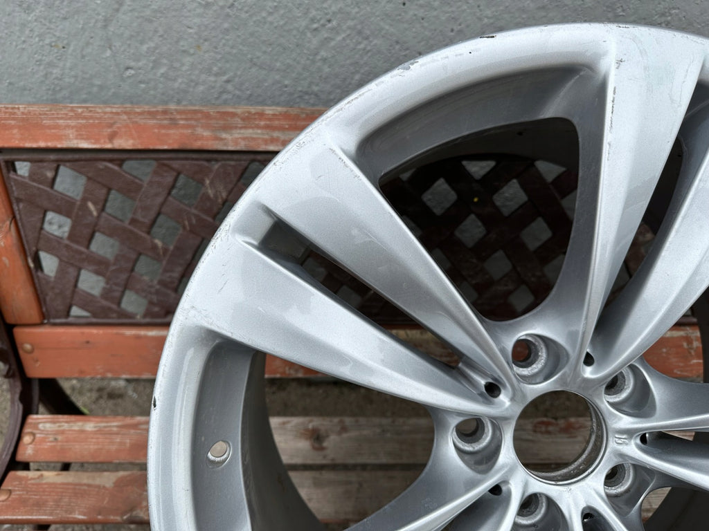 1x Alufelge 20 Zoll 10.0" 5x120 41ET Glanz Silber 6788706 BMW 7 F01 F02 F03 F07 FEL3495092652pt