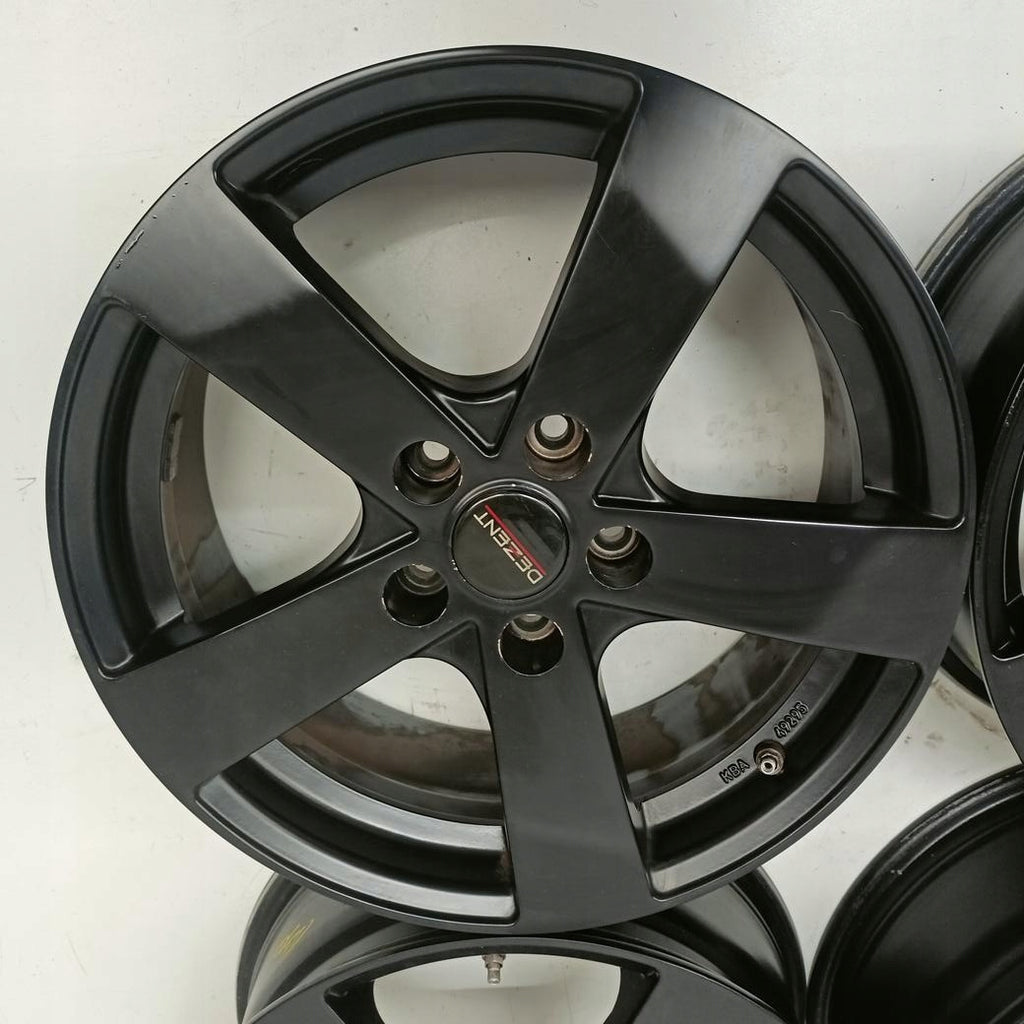 4x Alufelge 17 Zoll 7.0" 5x114.3 40ET Glanz Schwarz Toyota Corolla Rim Wheel FEL1304247263hv