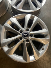 Load image into Gallery viewer, 4x Alufelge 17 Zoll 7.0" 5x112 48 5ET Glanz Silber A2054018000 Mercedes-Benz FEL3573289541pw