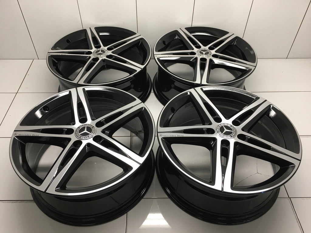 4x Alufelge 18 Zoll 7.5" 5x112 49ET Graphit A1774010700 Mercedes-Benz Cla