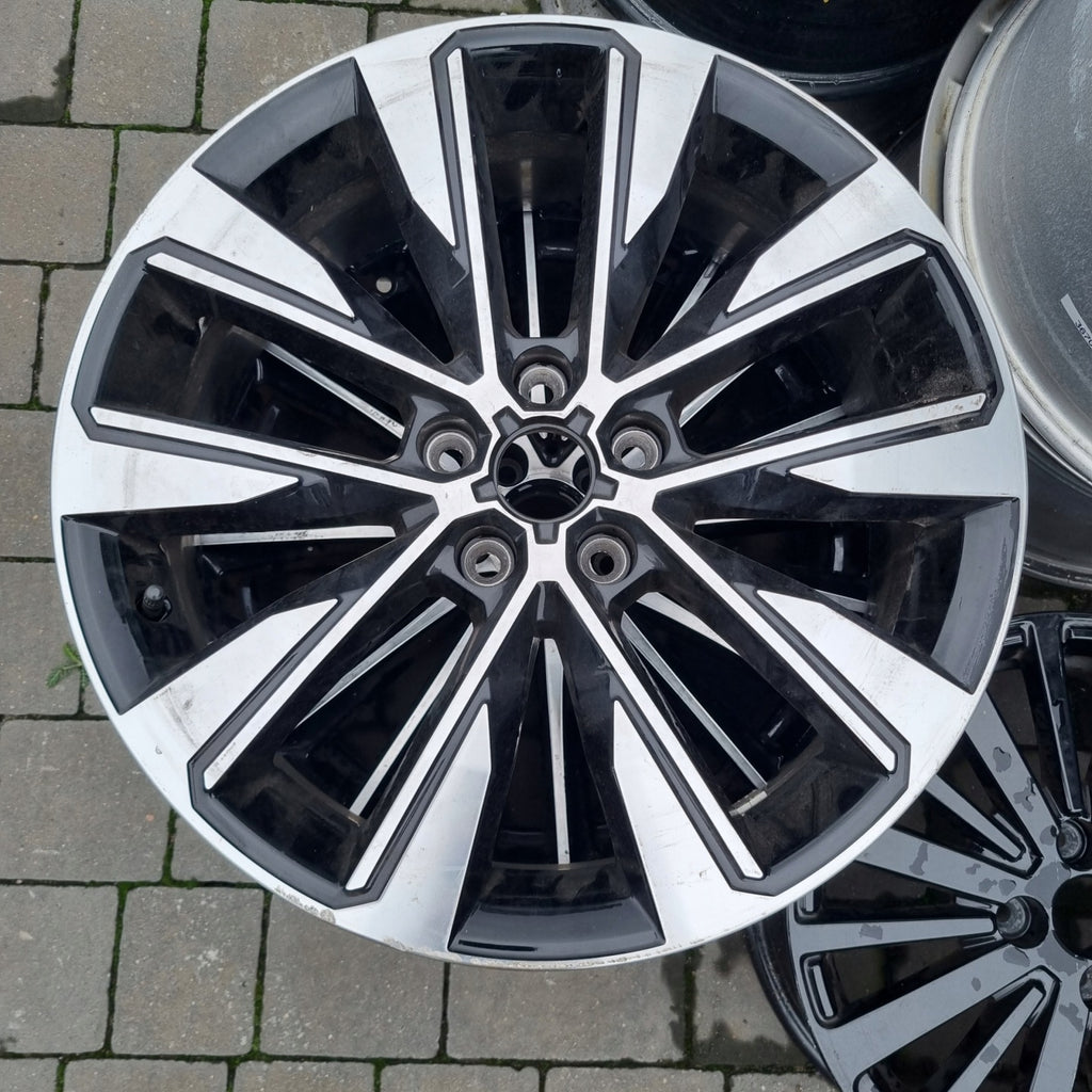 1x Alufelge 19 Zoll 7.0" 5x114.3 32ET Glanz Schwarz 403004862R Renault Rim Wheel FEL5145713693rk