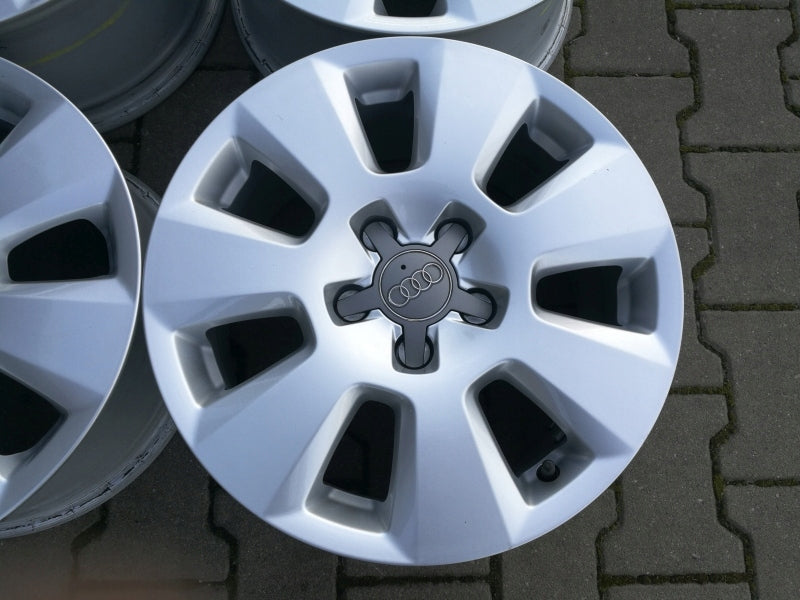 4x Alufelge 16 Zoll 7.5" 5x112 37ET Glanz Silber Audi A6 C7 B8 Rim Wheel