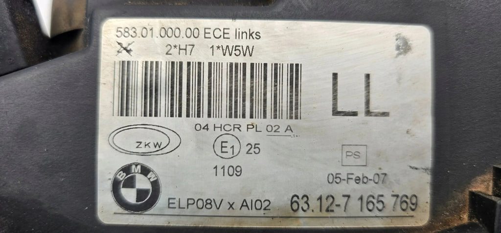 Frontscheinwerfer BMW 3 Touring 63127165769 Links Scheinwerfer Headlight SCH4819638634id