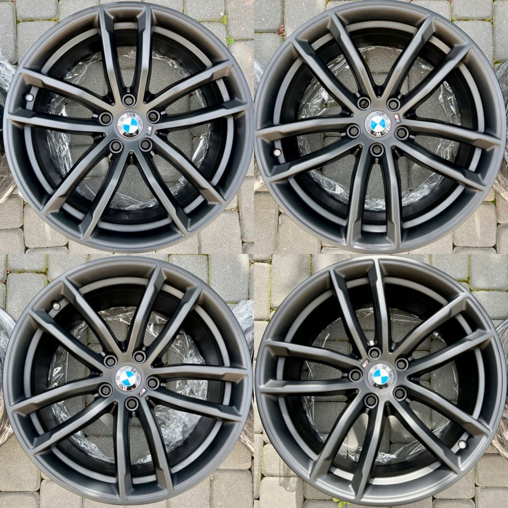 4x Alufelge 18 Zoll 8.0" 5x112 30ET Glanz Graphit 7855081 BMW G31 G30 Rim Wheel FEL8447685541vj