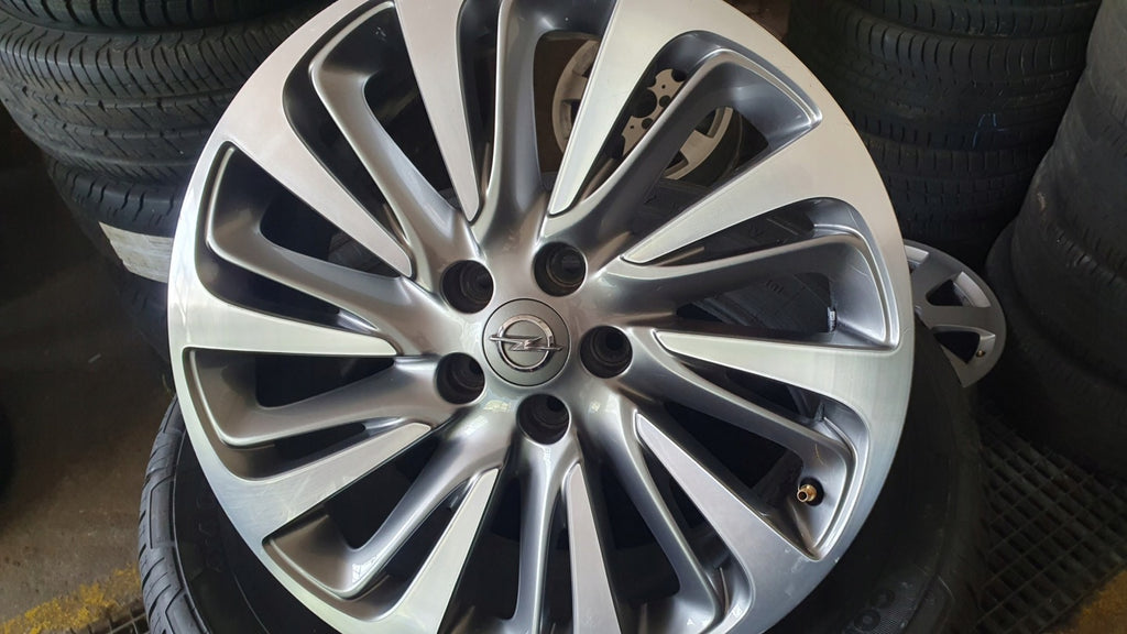 1x Alufelge 18 Zoll 7.5" 5x110 37ET Grau 13385456 Mg Meriva Rim Wheel FEL2579979596wt