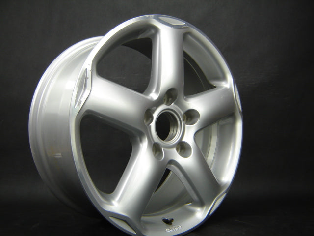 1x Alufelge 18 Zoll 8.0" 5x130 57ET Glanz Silber 7L6601025G Audi Q7 Touareg 7l6