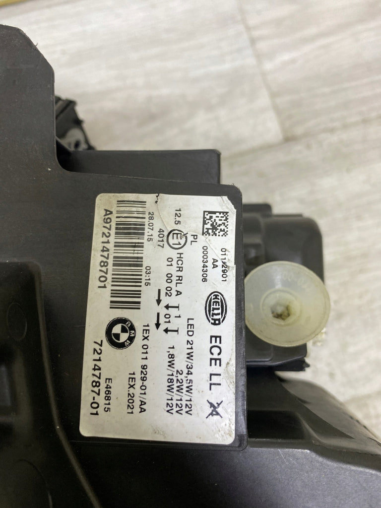 Frontscheinwerfer BMW 1 F21 F20 7214787 Links Scheinwerfer Headlight