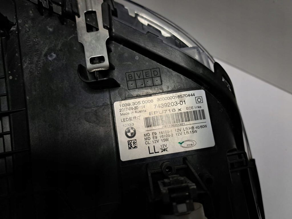 Frontscheinwerfer BMW 5 G31 G30 7439203 LED Links Scheinwerfer Headlight