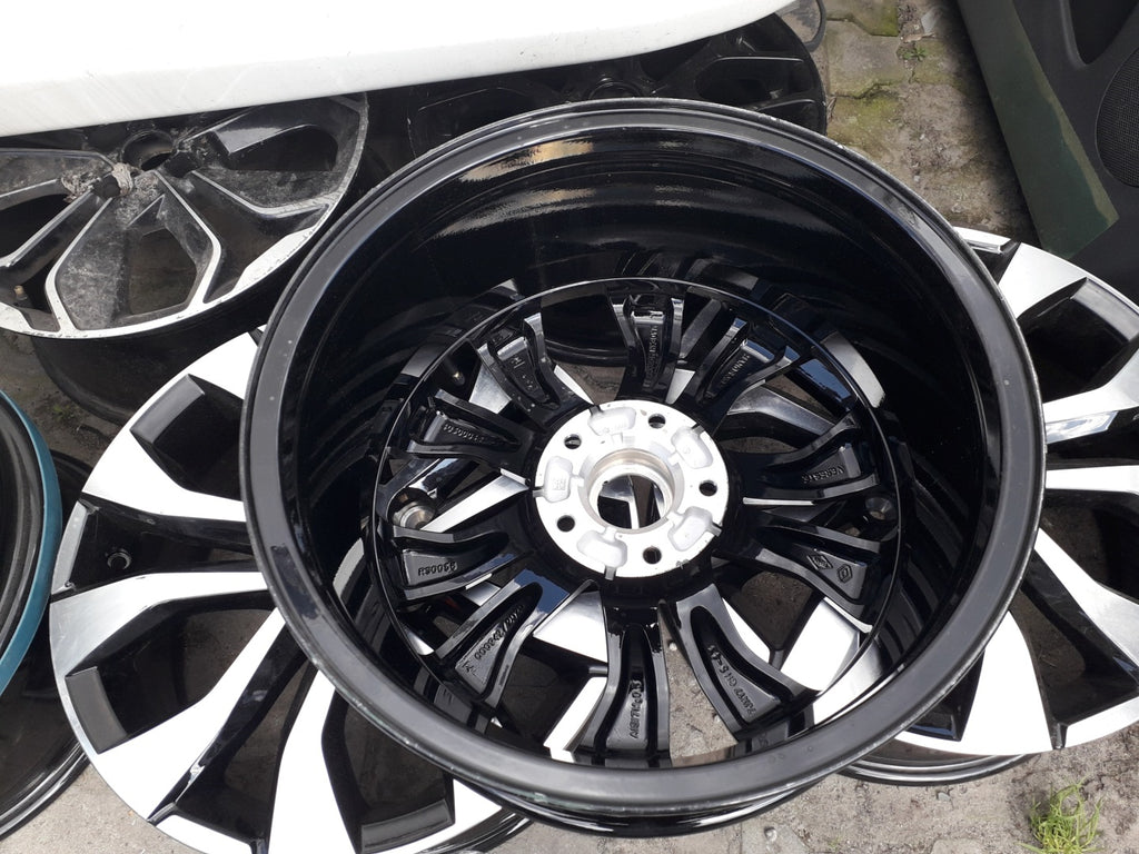 1x Alufelge 17 Zoll 7.0" 5x114.3 43ET Glanz Schwarz 403000483 Renault Rim Wheel FEL3419493943eg