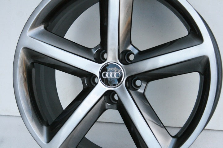 4x Alufelge 18 Zoll 8.5" 5x112 29ET Glanz Silber 8T0601025M Audi A4 Allroad FEL4491559521uw