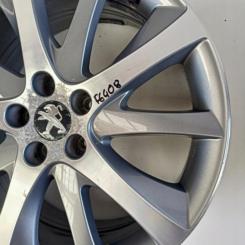 1x Alufelge 18 Zoll 7.5" 5x108 49ET Glanz Grau 9671402380 Peugeot 508 Rim Wheel FEL4256180705gm