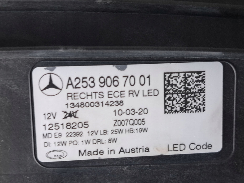 Frontscheinwerfer Mercedes-Benz Glc X253 A2539067001 LED Rechts Headlight SCH6981776007gz