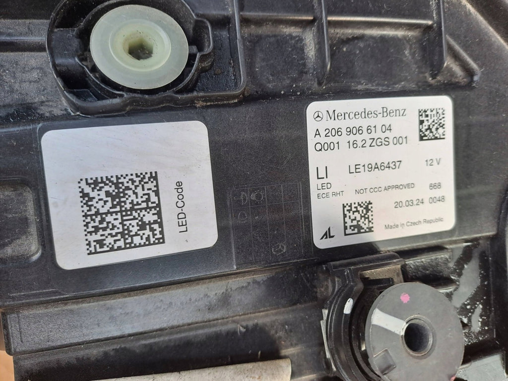 Frontscheinwerfer Mercedes-Benz W206 A2069066104 Links Scheinwerfer Headlight SCH9091252260rg