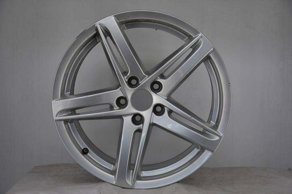 1x Alufelge 18 Zoll 8.0" 5x112 47ET Glanz Silber 8K0071498 Audi Rim Wheel