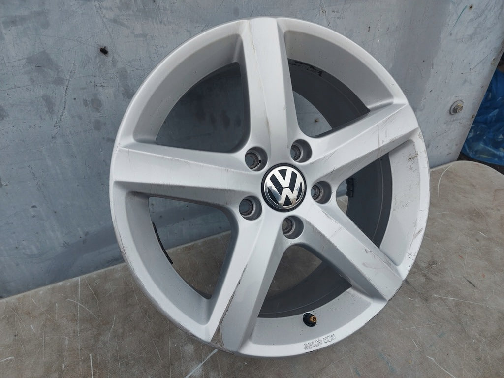 1x Alufelge 16 Zoll 6.5" 5x112 5NO601025AQ VW Tiguan Sharan Rim Wheel FEL6725689255bh
