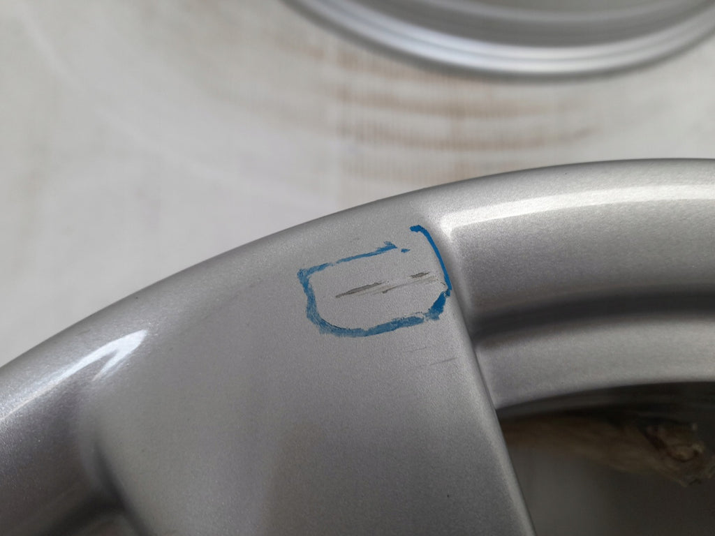 1x Alufelge 16 Zoll 7.0" 5x112 52ET Glanz Silber 6855085 BMW Rim Wheel