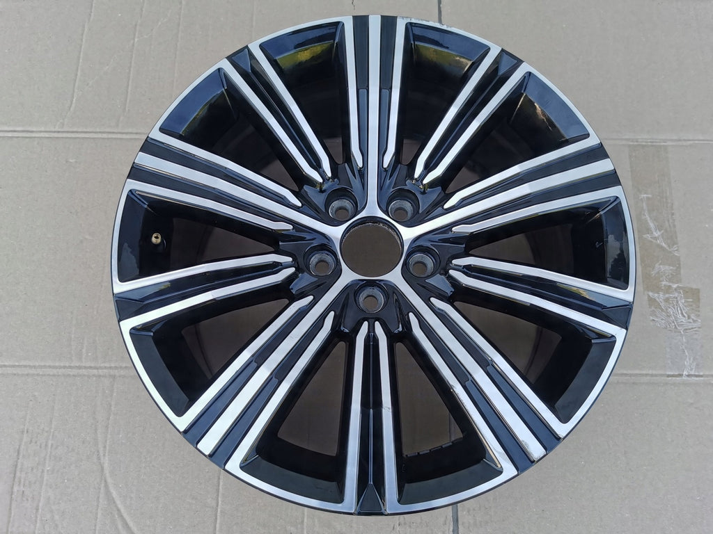 1x Alufelge 18 Zoll 8.0" 5x108 42ET Glanz Schwarz 31471312 Volvo S60 V60 S90 V90