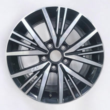 Load image into Gallery viewer, 1x Alufelge 16 Zoll 6.5&quot; 5x112 46ET Glanz Schwarz 5G0601025 VW Golf Vii