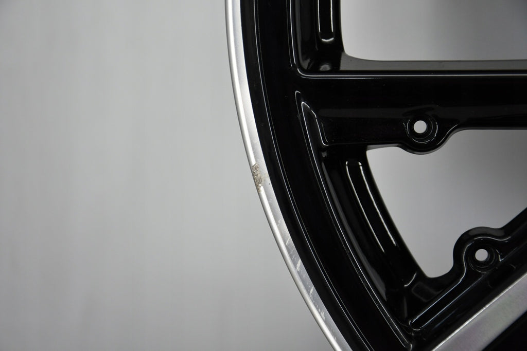 1x Alufelge 18 Zoll 8.0" 5x108 48ET Glanz Schwarz 9835058180 Peugeot Rim Wheel FEL9619501889md