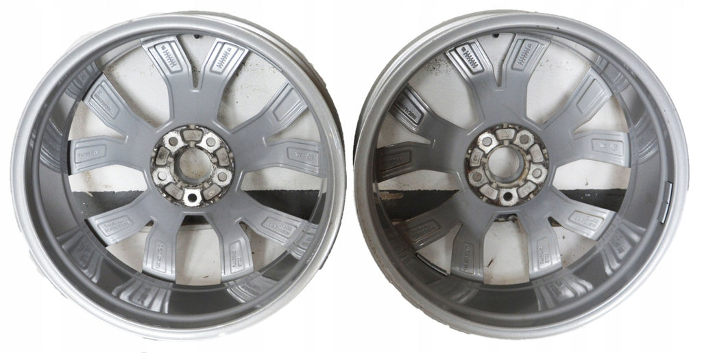 2x Alufelge 20 Zoll 9.0" 5x112 33ET Glanz Silber 760601025C VW Touareg Rim Wheel FEL9016875501rv