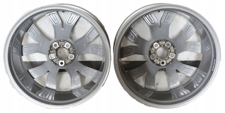 2x Alufelge 20 Zoll 9.0" 5x112 33ET Glanz Silber 760601025C VW Touareg Rim Wheel FEL9016875501rv